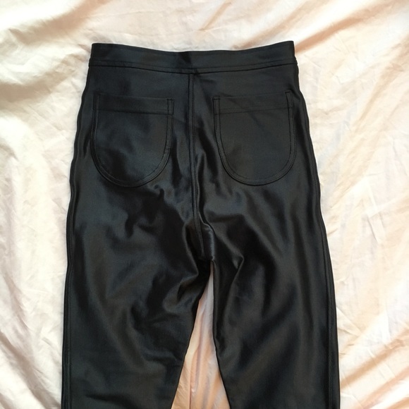 NWOT black disco pants - Picture 4 of 4